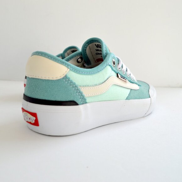 Vans Chima pro acqua haze blue soft sea sneaker shoes SUEDE woman SIZE 7 NEW - Picture 9 of 14